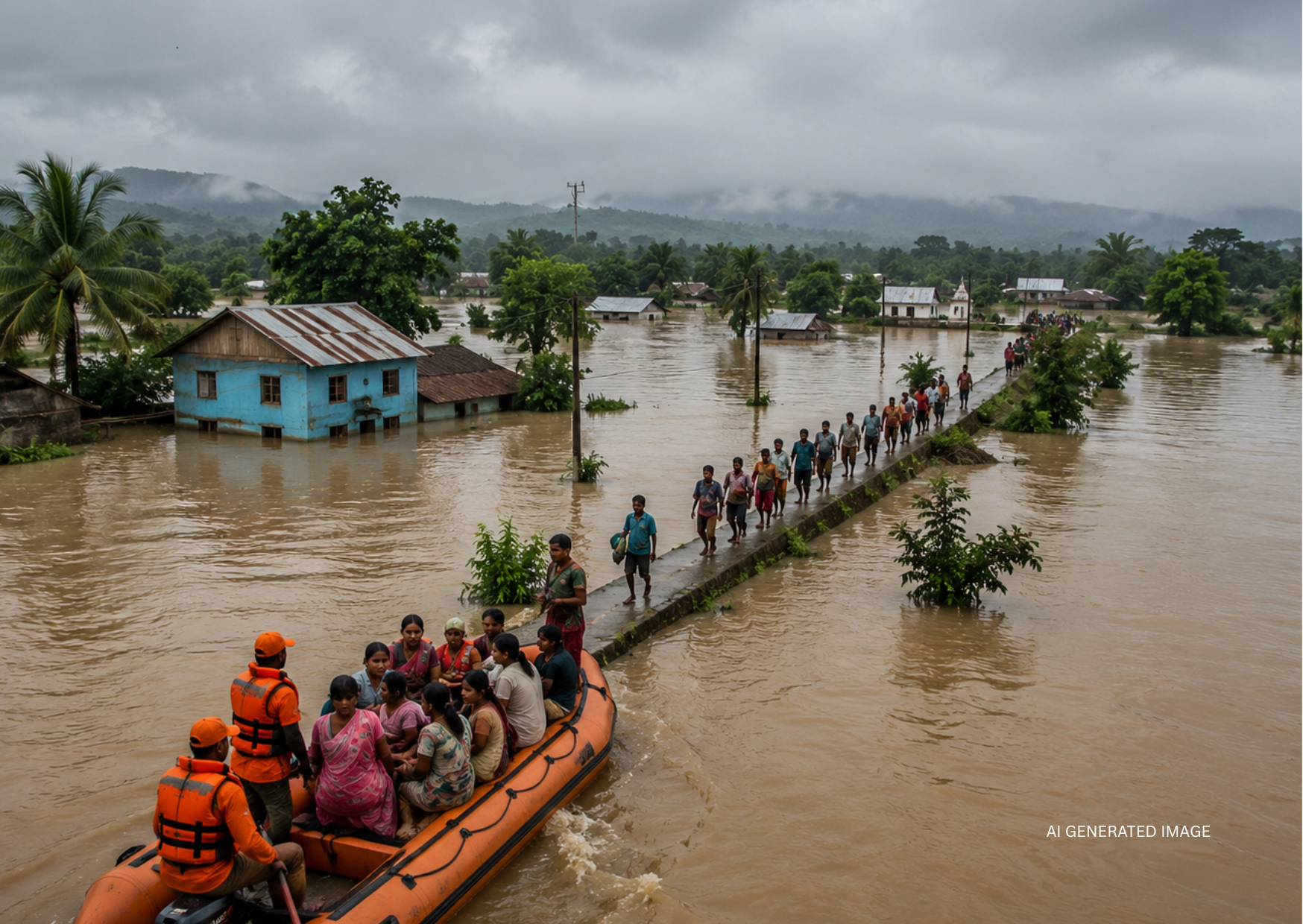 assam flood image
