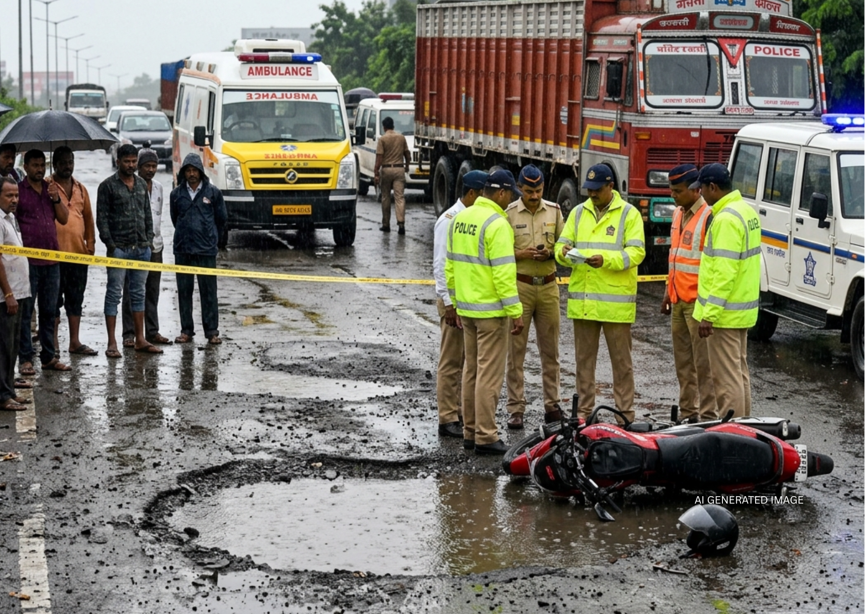 Pune Pothole Horror
