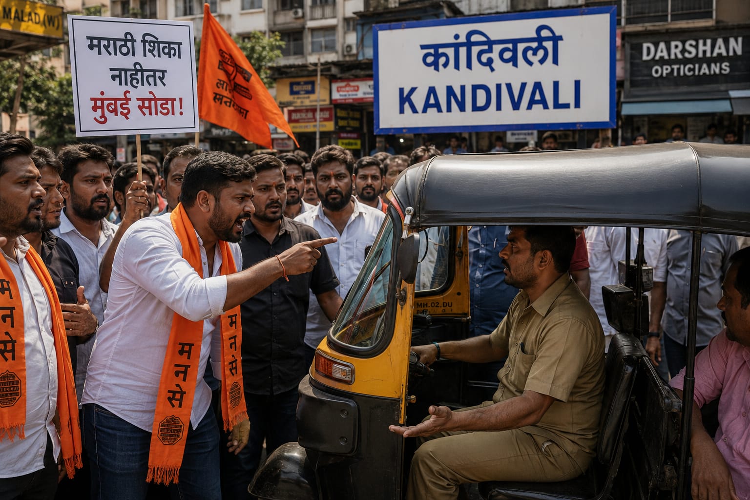 Kandivali Riksha Driver Contraversy