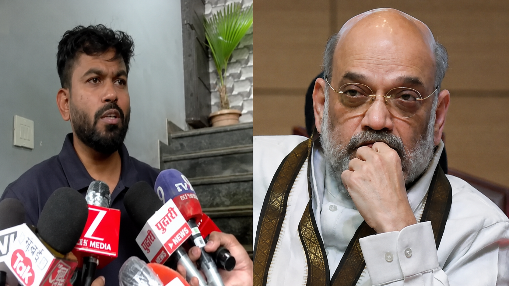 Abhijeet Dipke Amit Shah Image